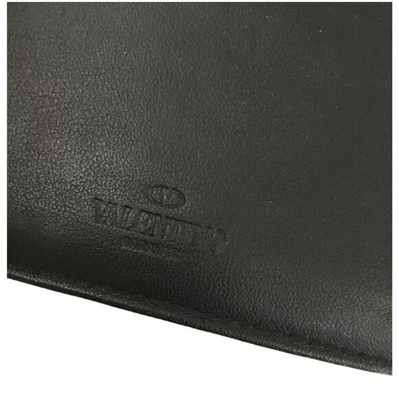 Authentic VALENTINO Rock Studs Camouflage Nylon Money Clip Bifold Wallet/4AG0617 - Picture 10 of 13